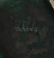 Király Károly: Mécsestartó. Jelzett, hibátlan, m: 13x13 cm