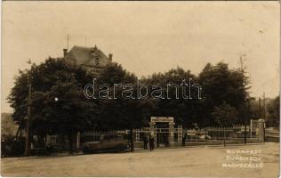 1929 Budapest XII. Svábhegy, Nagyszálló, étterem és kávéház, Veres Károly és zenekara muzsikál, autó. photo (fl)