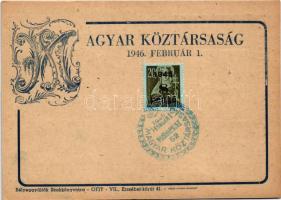 III. Bélyeggyűjtési Propaganda Kiállítás. OFIT Bélyegbarátok Országos Egyesülete Budapest 1945. XII....