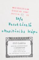 Feszt László, ifj. (1957-): "Meditációs kép". Giclée nyomat, papír, jelzett és számozott (...