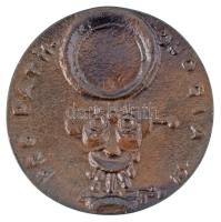 Kiss Sándor (1925-1999) DN "Pro Pathologia" kétoldalas bronz orvosi emlékérem (60mm) T:UNC