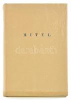 - 
Gróf Széchenyi István: Hitel. Pest, 1830, Petróza Trattner. REPRINT! Kiadói vászonkötés, jó álla...