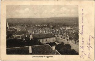 Nagysink, Gross-Schenk, Cincul Mare, Cincu; látkép. C. &amp; A. Wandschneider kiadása / general view (EK)