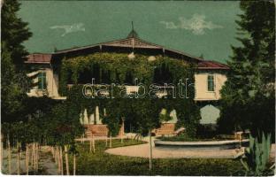 1923 Buziás-fürdő, Baile Buzias; Hotelul Parc si bazar / Park szálloda és bazár / hotel and bazaar (EK)