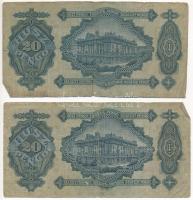 1930. 20P (2x) T:VG Adamo P11
