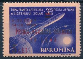 1959 Űrkutatás felülnyomott bélyeg Mi 1794