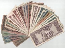 30db-os vegyes pengő bankjegy tétel T:F,VG közte szép papír