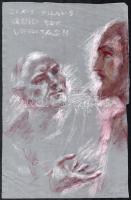 Emanuel Béla (1879-1976): Dixit Pilatus: Quid est veritas. Pasztell, papír, jelezve jobbra lent. Proveniencia: a művész hagyatéka. Lap széle vágott. 37,5×24,5 cm.