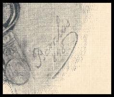 Barabás Miklós (1810-1898) rajza után Josef Axmann (1793-1873) metszése: Vörösmarty Mihály portréja....