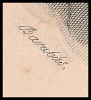 Barabás Miklós (1810-1898) rajza után Josef Axmann (1793-1873) metszése: Vörösmarty Mihály portréja....