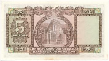Hongkong 1973. 5$ T:AU folt
Hong Kong 1973. 5 Dollars C:AU spotted
Krause P#181f