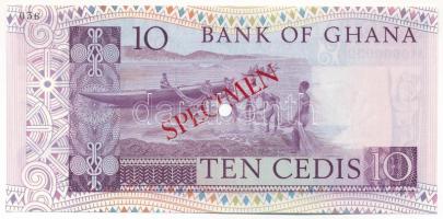 Ghána 1979. 10C "MINTA (SPECIMEN)" lyukasztással "AA 0000000" T:UNC
Ghana 1979....