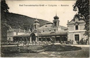 1918 Trencsénteplic-fürdő, Kúpele Trencianske Teplice; Gyógyház / Kursalon / spa