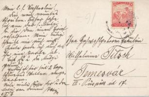 1918 Trencsénteplic-fürdő, Kúpele Trencianske Teplice; Gyógyház / Kursalon / spa