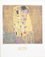 Gustav Klimt: A csók, dekoratív poszter, 40x30 cm