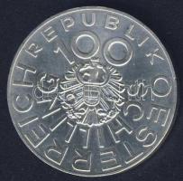 Ausztria 1976. 100Sch Ag "Johann Nestroy" T:BU
