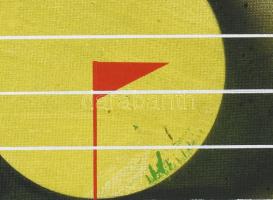 Koppány Attila (1947-): Hommage a Erdős János, 2022. Akril, vászon, kartonra kasírozva. Jelzett a há...