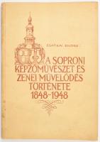 Csatkai Endre: A soproni képzőművészet története 1848-1948. A soproni zenei művelődés története 1848-1948. Sopron, 1962, Soproni Szemle,(Győr-Sopronmegyei-ny.), 72+2 p+14 (fekete-fehér képtáblák) t. Kiadói papírborítóban, kissé foltos borítóval.