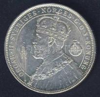 Svédország 1897. 2K Ag II.Oszkár "Ezüst jubileum" T:2+