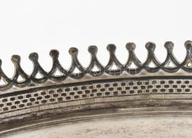 Szecessziós kínáló, jelzett, kissé billeg, 35x10 cm