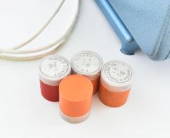 Lemezárugyári mese vetítő, 4 db filmmel, jó állapotban