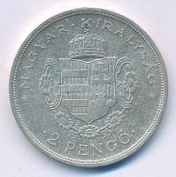 1935. 2P Ag "Rákóczi" T:AU,XF 
Adamo P7.2