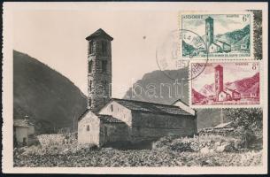 Andorra - Francia posta 1957