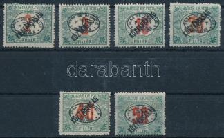 Debrecen I. 1919 6 klf Portó/Köztársaság bélyeg Bodor vizsgálójellel (29.500)