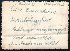 cca 1944 3 db II. világháborús fotó: harckocsik, lövészállás, katona szuronyos puskával, az egyik a ...