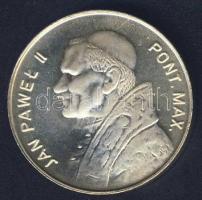 Lengyelország DN "Częstochowai Fekete Madonna - II. János Pál pápa" ezüstözött ffém emléké...