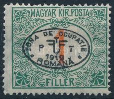 Debrecen I. 1919 Pirosszámú Portó 1f Bodor vizsgálójellel (**22.000)