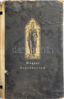 Magyar legendárium. Ford.: Tormay Cecil. Molnár C. Pál fametszeteivel. Bp., (1931), Kir. M. Egyetemi Nyomda, 134+(2) p. 32 szövegközi fametszetű képpel, könyvdísszel illusztrálva. Kiadói aranyozott félpergamen-kötés, a borítón ázás- és kopásnyomokkal.