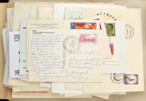 Kb 100 db magyar és külföldi emléklap, FDC, alkalmi bélyegzés, közte sok Véradás, Orvosi, Zenei motívum