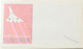 Nagy-Britannia 16 klf elsőnapi boríték MINTA (üres alkalmi boríték SPECIMEN) levélberakóban