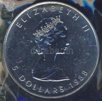 Kanada 1988. 5$ Ag "Erzsébet" T:1