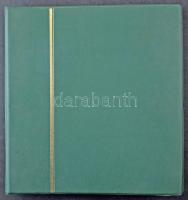 Svéd rendszerű berakó zöld borítóval, 30 db klf osztású 1 oldalas fekete berakólappal