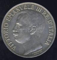 Olaszország 1911. 5L "A királyság 50. évfordulója" régi hamisítvány T:2