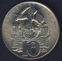 Lengyelország 1965. 10Zl próba! "700 éves Varsó - Hableány karddal, pajzzsal, házzal, hajóval" T:BU