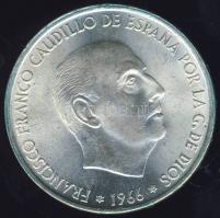 Spanyolország 1966. 100P Ag "Caudillo" T:2