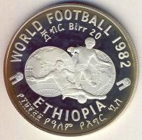 Etiópia 1982. 20B Ag "Labdarúgó VB" T:PP