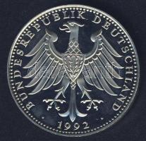 Németország 1992. "Konrad Adenauer halálának 25. évfordulója" ffém emlékérem T:PP