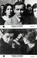 cca 1969 előtti ,,Újra élünk" című lengyel film jelenetei és szereplői, 6 db vintage produkciós...