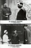 cca 1989 előtti ,,Az utolsó parancs" című szovjet film jelenetei és szereplői, 11 db vintage pr...