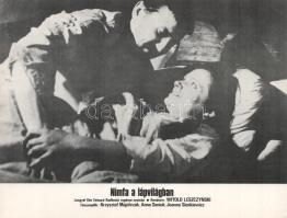 cca 1982 ,,Nimfa a lápvilágban" című lengyel film jelenetei és szereplői, 5 db produkciós filmf...