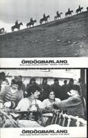 cca 1980 ,,Ördögbarlang című szovjet történelmi kalandfilm jelenetei és szereplői, 6 db produkciós filmfotó (vitrinfotó, lobbyfotó) nyomdatechnikával sokszorosítva kartonpapírra, egyoldalas nyomással, a használatból eredő (esetleges) kisebb hibákkal, 18x24 cm