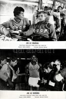 cca 1973 ,,Jog az ugrásra" című szovjet film jelenetei és szereplői, 13 db vintage produkciós f...