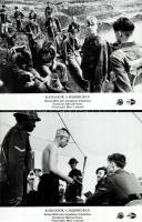 cca 1987 ,,Kamaszok a háborúban" című NDK-beli film jelenetei és szereplői, 6 db vintage produkciós filmfotó (vitrinfotó, lobbyfotó) ezüst zselatinos fotópapíron, a használatból eredő (esetleges) kisebb hibákkal, 18x24 cm