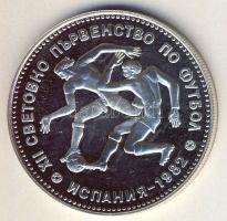 Bulgária 1982. 10L Ag "Labdarúgó VB" T:PP