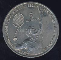 Niue 1987. 5$ "Boris Becker" T:BU