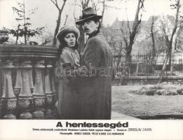 cca 1980 ,,A hentessegéd" című csehszlovák filmdráma jelenetei és szereplői, 3 db produkciós fi...